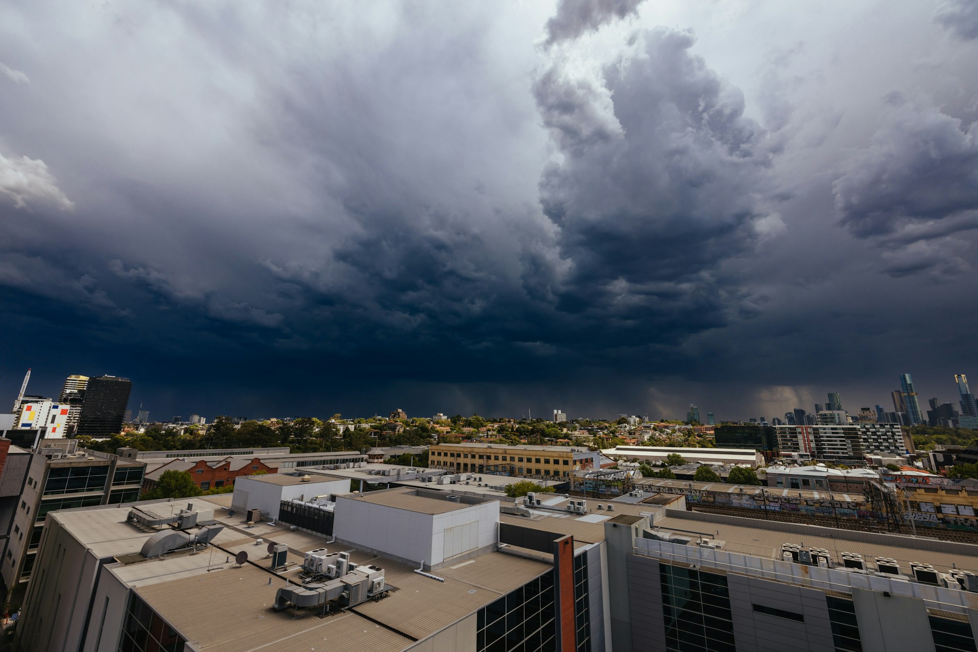 Melbourne Summer Storms in Australia